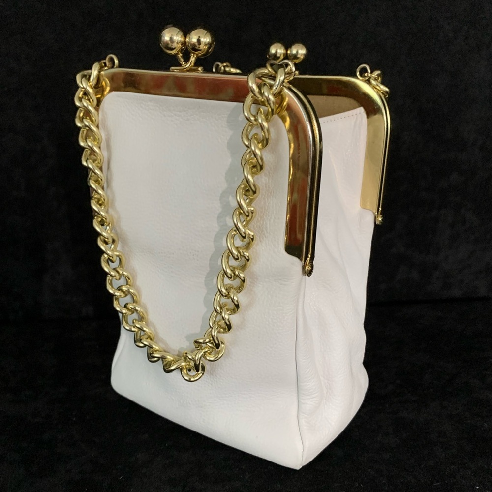 Coach purse - A Bonnie Cashin Design - White/Gold
